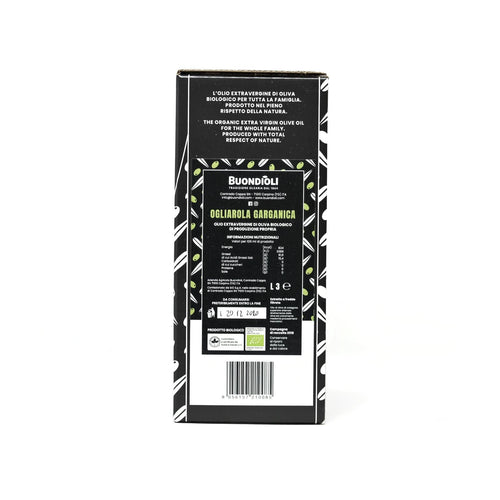 Bag in box 3L Olio EVO Bio Ogliarola Garganica Buondioli